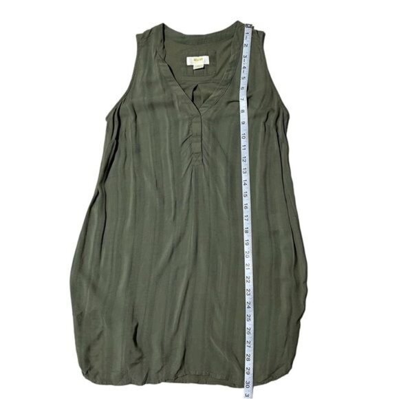 Maeve Colonsay Olive Green Rayon Tunic Top Size XS - Picture 6 of 8